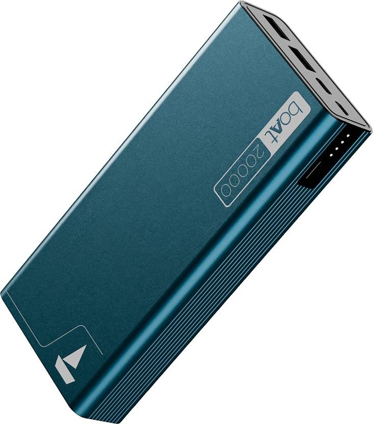 boAt 20000 mAh 22.5 W Power Bank  (Steel Blue, Lithium Polymer, Fast Charging, Quick Charge 3.0, Power Delivery 3.0 for Mobile, Tablet)